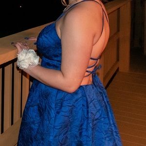 Blue Ballroom Dress